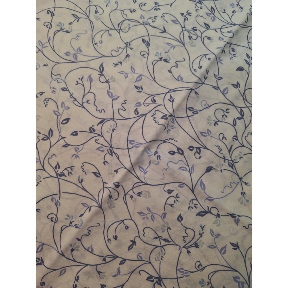 Vtg Wamsutta 2 Pc Chinoiseri Print Standard Pillow Cases Blue White Floral Vines